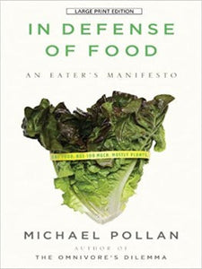 In Defense of Food: An Eater's Manifesto, Michael Pollan calls the western diet the American Paradox: the more we worry about nutrition, the less healthy we seem to become. In Defense of Food, Pollan proposes a new (and very old) answer to the question of what we should eat. "Eat food. Not too much. Mostly plants."