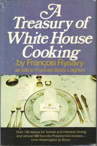 A Treasury of White House Cooking presents a collection of more than 100 menus and more than 500 recipes that enable the home cook to duplicate the dishes served to White House dignitaries. ISBN-13: ‎978-0399109393