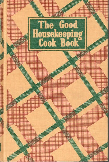 Plaid cover. No markings. This is an excellent collector's edition of The Good Housekeeping Cook Book. Not specifically a wartime cookbook but Farrar & Rinehart; 1942 does address the food and nutritional concerns of wartime home cooks.949 pages