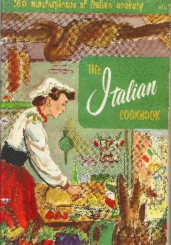The Italian Cookbook: 160 Masterpieces of Italian Cookery by Staff Hom…  https://dbliss.ca/products/the-italian-cookbook-160-masterpieces  The bases of the most colorful Italian dishes are tomatoes, garlic and olive oil. Yet, foods in Italy are as diversified as they are traditional. From the Alps to Sicily-these recipes are designed to bring a cross-section of Italian cookery. Culinary Arts Institute, Chicago, ILL. (Jan. 1 1956)