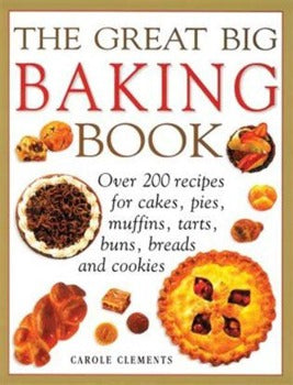 The Great Big Baking Book is a collection of 200 recipes  Each recipe is illustrated with colour photographs. Recipes in this book include those for Nut Lace Cookies, Sticky Buns, Lady Baltimore Cake, Chocolate Macaroons, Sourdough French Bread, Granola Cookies, Mushroom Quiche, and Key Lime Pie. 