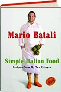  Chef Mario Batali has created more than 200 recipes for fresh pasta, salads, grilled dishes, savoury ragus, and many others are gathered in Simple Italian Food, Mario draws inspiration for his distinctive dishes from the two "villages": Borgo Capanne, Greenwich Village. 32 pages of photos of life in two villages.