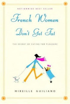  French Women Don’t Get Fat is a charming, sensible, and powerfully life-affirming view of health.  Mireille Guiliano went to America as an exchange student and came back fat. The classic principles of French gastronomy helped her restore her shape and gave her a whole new understanding of food, drink, and life. 