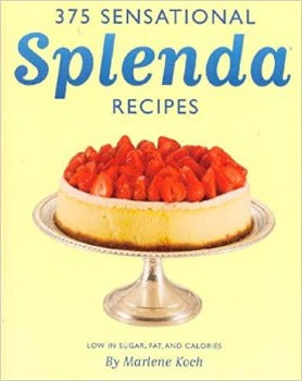 375 Sensational Splenda Recipes Low in Sugar Fat Calorie Marlene Koch  https://dbliss.ca/products/375-sensational-splenda-recipes-by-marlene-koch  Splenda® No-Calorie Sweetener contains no calories, measures and pours like sugar, stays sweet during cooking and baking, Splenda can be used to make sauces, dressings, marinades, relishes, and salsas, as well as hot and cold beverages, preserves, and desserts. Each recipe includes nutritional information plus diabetic