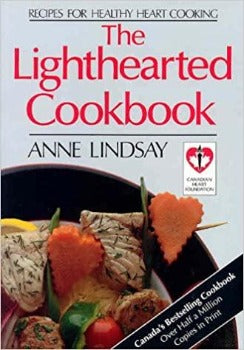 The Lighthearted Cookbook  contains 200 healthy recipes from a Seafood Lettuce Roll appetiser to Strawberry Mousse. Recipes, are based on the Canadian Heart Foundation's dietary recommendations and nutritional analysis listing amount of fat, calories, cholesterol, carbohydrates and sodium. 
