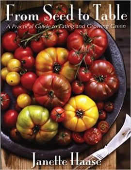  In From Seed to Table, organic gardener Janette Haase offers a month-by-month guide to growing a significant amount of food . Haase takes the home gardener through the tasks of the gardening year, giving clear instructions for the work to be done at each time, from planning to planting to harvesting and storage.  includes delicious seasonal recipes and menu ideas 