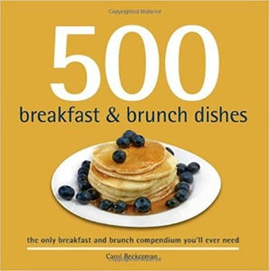  If you're looking for some daybreak inspiration, 500 Breakfast & Brunch Dishes is exactly what you need. You'll find hearty breakfasts to power you through the day, decadent and leisurely brunch feasts, new twists on classic morning fare, and handheld delights for breakfast on the go. ISBN-13: 978-1416206200