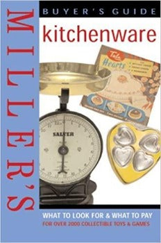 In Kitchenware Buyer's Guide, over 2,500 examples of kitchenware from the 1890s to the late 1960s across the UK,  Europe, and the USA are illustrated and described.  Readers learn to gauge price differences due to maker, condition, or provenance. featured range from sculptural jelly moulds, ice cream makers, 