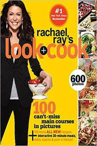 Rachael Ray has coached a generation of rookies on her Food Network shows, talking and plopping and emoting her way through dish after dish.Rachael  Look Cook presents 100 recipes, each featuring beautiful and helpful step-by-step full-colour photographs that illustrate how to create each meal, along with photographs