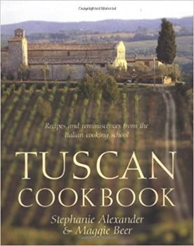Tuscan Cookbook . Tour with Stephanie and Maggie to the sunlit hills of Tuscany. Join their cooking classes in a villa amid the vineyards, and find out how to live. With its beautiful photography and descriptions of the people, art and landscapes, the Tuscan Cookbook deserves a place on the shelf of every cook, 