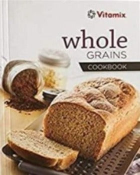 Whole Grains Cookbook,  by Vitamix chefs is  for anyone who wants to learn how to grind fresh flour from whole grains or start making homemade bread. Complete with helpful hints on grinding grain and kneading dough in the same container, this book has a total of 50 recipes. Includes recipes for loaves of bread, pasta, cereal, entrees and more. 