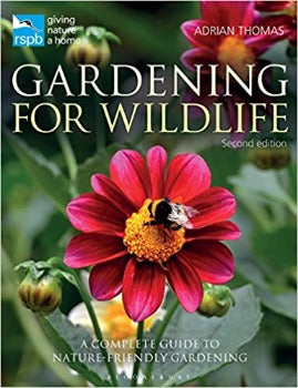  Gardening for Wildlife helps everyone understand how gardens, can become ideal homes for wildlife.  Adrian Thomas provides a guide to the many and varied species of flora and fauna that can contribute to a natural and healthy garden. Include a catalogue of the top 400 best garden flowers, shrubs and trees for wildlife