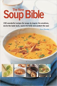 Soup Bible: 200 classic recipes from around the world is a tempting collection of delicious soups, broths, chowders, bisques, consommés and gumbos, illustrated with over 730 step-by-step photographs. Features dishes from all over the world, including Hungarian Cherry Soup, Moroccan Hariri, Louisiana Seafood Gumbo 