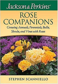 Rose Companions is devoted expressly to the variety of plants that can be grown with roses in the garden. The number of plants that make perfect partners for roses is astounding, including Perennials, Annuals, Bulbs Shrubs, and Vines.  book is a  resource whether they have an established garden and want to add roses
