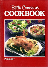 Load image into Gallery viewer, Betty Crocker&#39;s Cookbook contains 1400 recipes and more than 250 full-colour photos, step by step illustrations, calorie count with each recipe and comprehensive nutrition charts organized for easy use. also a chapter devoted to cooking know-how plus menu suggestions, microwave and do ahead tips