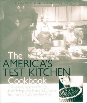 Cook's Illustrated's America's Test Kitchen Cookbook presents more than 200 recipes reflect ingredient, equipment, and method testing. Dishes are explored, from puréed soups, sandwiches, and barbecue fare to seafood classics, and sweets such as apple pie, bar cookies, and chocolate desserts. ISBN-13: 978-0936184548 