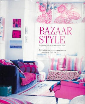 In Bazaar Style Selina Lake show you homes furnished with pieces from different eras and cultures, which mix and match colours, patterns. You’ll discover vintage and retro influences, flea-market finds.  Furniture & Storage, Textiles, are all considered. Rooms show the style in various spaces. ISBN-13: 978-1845976262 