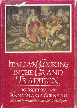 The great tradition of fine Italian food has been handed down through centuries from mother to daughter cook to cook and most often old copy books. Jo Bettoja's book is divided into seasons.  There are several menus for parties as well as Christmas and Easter and other festive occasions.