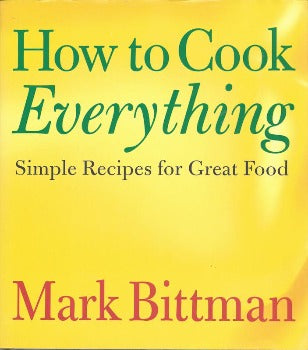Great Food Made Simple is a cooking reference from cooking authority Mark Bittman who shows you how to prepare great food for all occasions using simple techniques, fresh ingredients, and basic kitchen equipment. Just as important, How to Cook Everything takes a relaxed, straightforward approach to cooking, so you can enjoy yourself in the kitchen and still achieve outstanding results. ISBN-13 : 978-002861010 