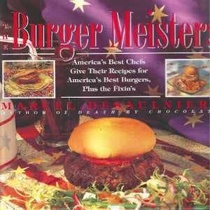 The Burger Meisters is a Winner of the James Beard Award for Best Cookbook on a Single Subject. Desaulniers has gathered 46 amazing chefs, all graduates of the Culinary Institute of America to collaborate. What results is a collection of more than 130 recipes for delectable burgers and side dishes. From a Classic Grilled Hamburger on a toasted homemade bun to a fabulous southwestern Chili Grill Burger with spicy Chipotle Mayonnaise to Shrimp Boulette Po' Boy with Creole Sauce. 