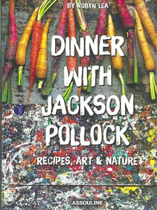 Dinner with Jackson Pollock highlights the achievements of the artist and his life as gardener, baker, and dinner-party host. Food preparation for Jackson and his wife, artist Lee Krasner was an extension of their creative outlook. Planting, gathering, fishing, and clamming for fresh seasonal ingredients connected Jackson to nature, which fed his inspirations. Recipes collected from scrawled by Lee, Jackson, his mother, Stella, and their many friends in the town of Springs, Long Island, and gleaned from wel