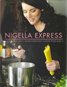 Nigella Express is Nigella Lawson's solution to eating well when time is short. Here are recipes, quick to prepare and easy to follow. Not that the recipes are basic–they are always simple. When time is precious, you need to make life easier by being prepared. 