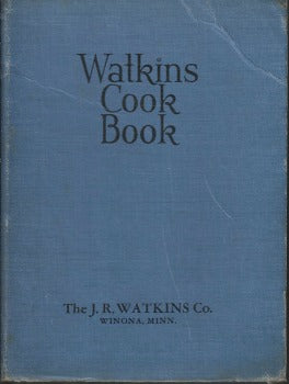  Watkins Cook Book  The 1943 fourth edition is a revised and updated version of the original 1936 publication and in celebration of the 75th anniversary of the Watkins company. Elaine Allen, who was Director of Home Economics the the Watkins company, edited this book and personally prepared every recipe. 