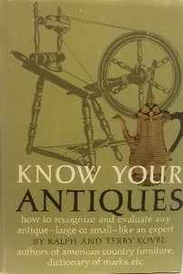 Ralph and Terry Kovel have produced an ideal book for the beginning collector. The novice is given the benefit of the recognize and determine the appropriate value of almost any type of antique: pottery, porcelain, silver, pewter, country and formal furniture, pressed, cut and antique glass, prints, bottles, ironware, tinware, letters, sheet music, autographs, books, magazines and many, many more.