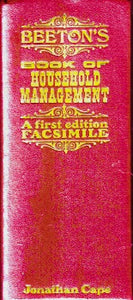 Mrs. Beeton's Book of Household Management offers advice on fashion, child care, animal husbandry, poisons, seasonal produce, and the management of servants. Beeton's book explores the foods of Europe and contains hundreds of recipes.  Today it is more than just a historical curiosity; facsimile of the 1861 text. 