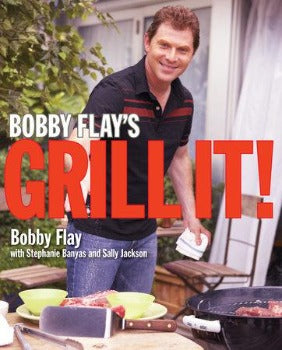 Bobby Flay’s Grill It! is packed with innovative marinades, sauces, vinaigrettes, and rubs The book is conveniently organized by ingredient, with chapters covering juicy beef steaks and succulent shrimp, and less traditional grill fare such as asparagus, fruit, lamb, scallops, potatoes, and squash