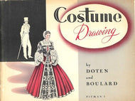 Costume Drawing by Hazel Doten and Constance Boulard 1956