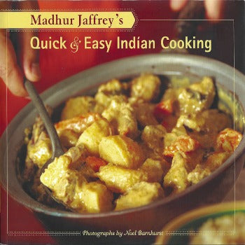  Madhur Jaffrey's Quick & Easy Indian Cooking, written by the foremost authority on Indian cooking, this volume boasts an array of appetizers, entrees, beverages, and desserts for every occasion. From Silken Chicken and Pork Vindaloo to Fresh Red Chutney with Almonds these recipes can be prepared in 30 minutes or less 