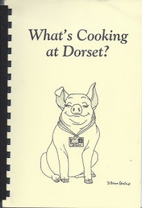  What's Cooking at Dorset? is a wonderful addition to your kitchen, with some "grown-up" recipes, but mostly full of tried and tested children's favourites. Wonderful line drawing makes this book special. Another great community cookbook. Collectable. Publishing Details Spiral Bound: 110 pages Dorset Home & School 