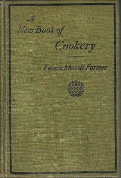 A New Book of Cookery It is now seventeen years since the Boston Cooking School Cook Book was first published. Since that time it has been frequently revised and a large number of new recipes added, first in the form of an appendix and addenda, later incorporated in logical order throughout the volume. It is, let me repeat, a comprehensive survey of the progress of the last few years and contains recipes economical and simple as well as expensive and elaborate, covering the whole range of cookery