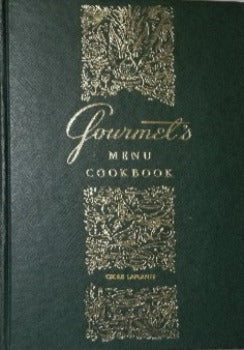  Gourmet's Menu Cookbook is a classic.  gastronomy. The importance of a well-planned menu is key to eating well. menus from informal gatherings to formal and elegant occasions. Illustrations colour photos Bonded Boards: 622 pages, plus index Gourmet (1963) fifth printing (1972)  ISBN-13: 978-1125588598