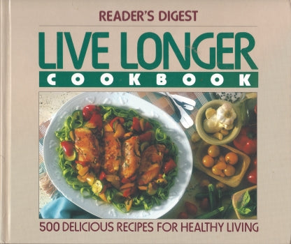 Live Longer Cookbook emphasizes low-fat, low-salt, and low-calorie dishes. This healthy-living cookbook combines five hundred delectable, nutritionist-approved recipes with an informative, up-to-date guide to nutrition, weight control, and healthy cooking tips. 