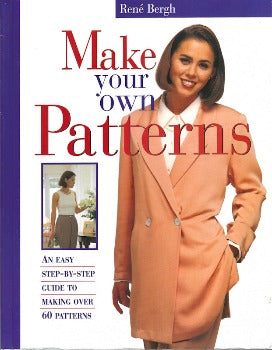 Make Your Own Patterns is an easy-to-follow guide which will appeal to both novices and experienced dressmakers.  step-by-step guidance, the reader will be shown the easy way to take accurate body measurements and draw up basic patterns for skirts, shirts, dresses and trousers, plus collars, sleeves and necklines. 