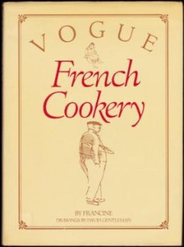  Vogue French Cookery captures the atmosphere of home cooking where food is treated with respect and a meal is one of the great joys of life. This is a book for people who love food and enjoy contrasting cultural colours and textures. rench Haute Cuisine bourgeois.  Publisher: Peerage BooksI SBN: 0 907408 869