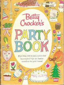 Betty Crocker's Party Book will be a treat for anyone who lived through the 1960s. Packed with practical advice, classic recipes, color photographs, and whimsical illustrations, it reveals secrets of great parties, most of which are still applicable today. Included are detailed plans for more than 30 different parties
