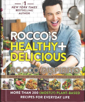 Rocco DiSpirito has created a beautiful cookbook featuring more than 250 flavorful, mostly plant-based recipes for eating well every day. This cookbook that makes it easy and affordable to live a plant-based lifestyle. Rocco’s Healthy and Delicious contains wholesome dishes that use fresh, local, organic ingredients. Readers will find simple, everyday recipes for meals, snacks, desserts, smoothies and more. Start your day with Pomegranate Chia Oatmeal or a Strawberry Pistachio Breakfast Bar. 
