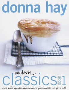 donna hay modern classics book 1 souffle with spoon and cooling rack  blue lettering  folio