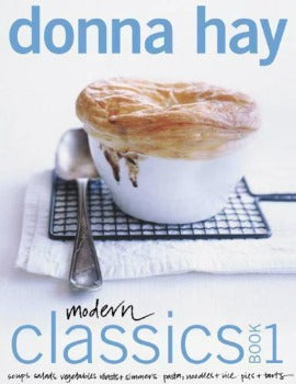 donna hay modern classics book 1 souffle with spoon and cooling rack  blue lettering  folio