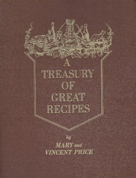 In perhaps the first celebrity cookbook, famed actor Vincent Price and his wife, Mary, present mouthwatering recipes from around the world. From the haute cuisine of Europe's finest restaurants to the juicy hot dogs at Dodger Stadium A Treasury of Great Recipes presented simplified, unpretentious recipes.