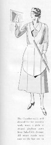 maid in 1930 costume